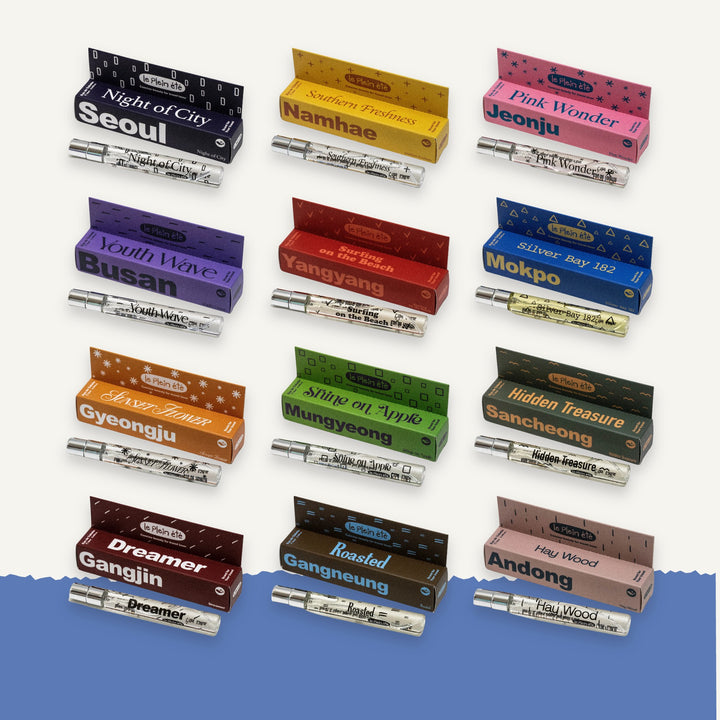 le plein été Discovery Set: all twelve 10ml city perfumes