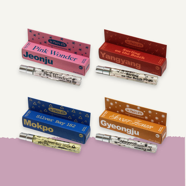 le plein été Gift Set: four 10ml city perfumes