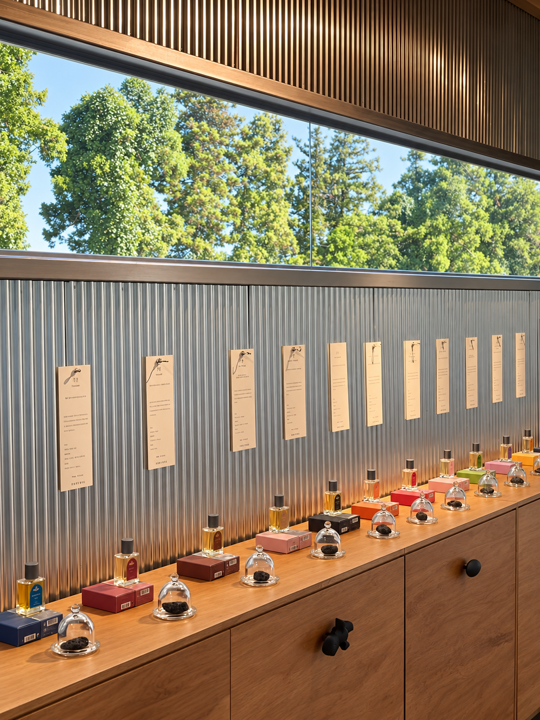 le plein été fragrance showroom display