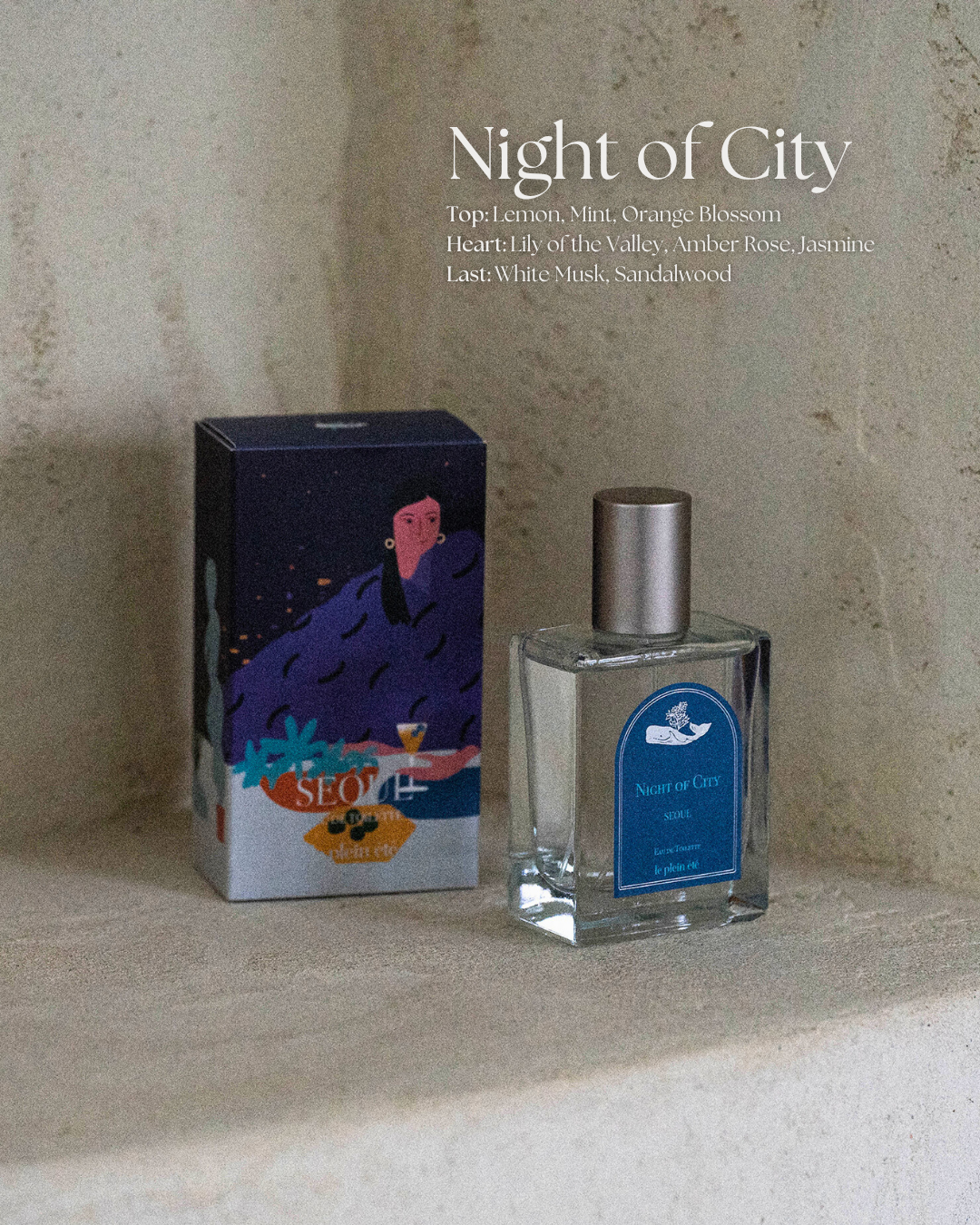 Night of City Seoul Eau de Toilette 50ml – le plein été Hong Kong