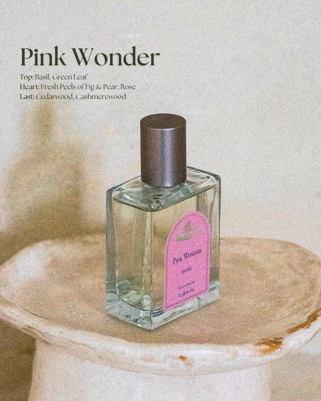 【le plein ete】全州 ; Pink Wonder EDT 50ml [BTS J-HOPE] Jeonju - Pink Wonder 50ml EDT – le plein été Hong Kong